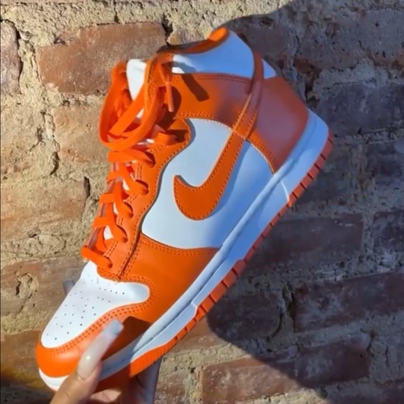 Nike Womens Syracuse Dunk High Size 7.5 - Picture 2 of 3